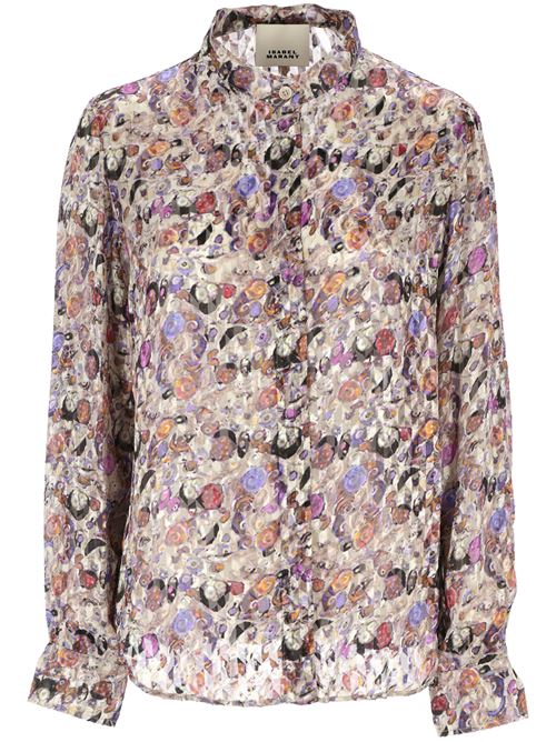 White/multicolour woman shirt Isabel Marant | CH0115FBB2J03I23EC